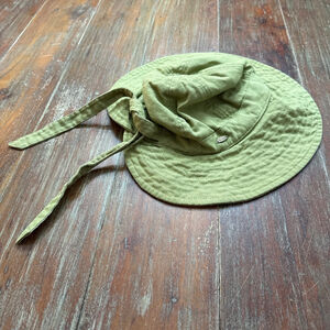 Scala Collezione Fern Green Cotton Sun Hat - UPF 50+ Handmade One Size